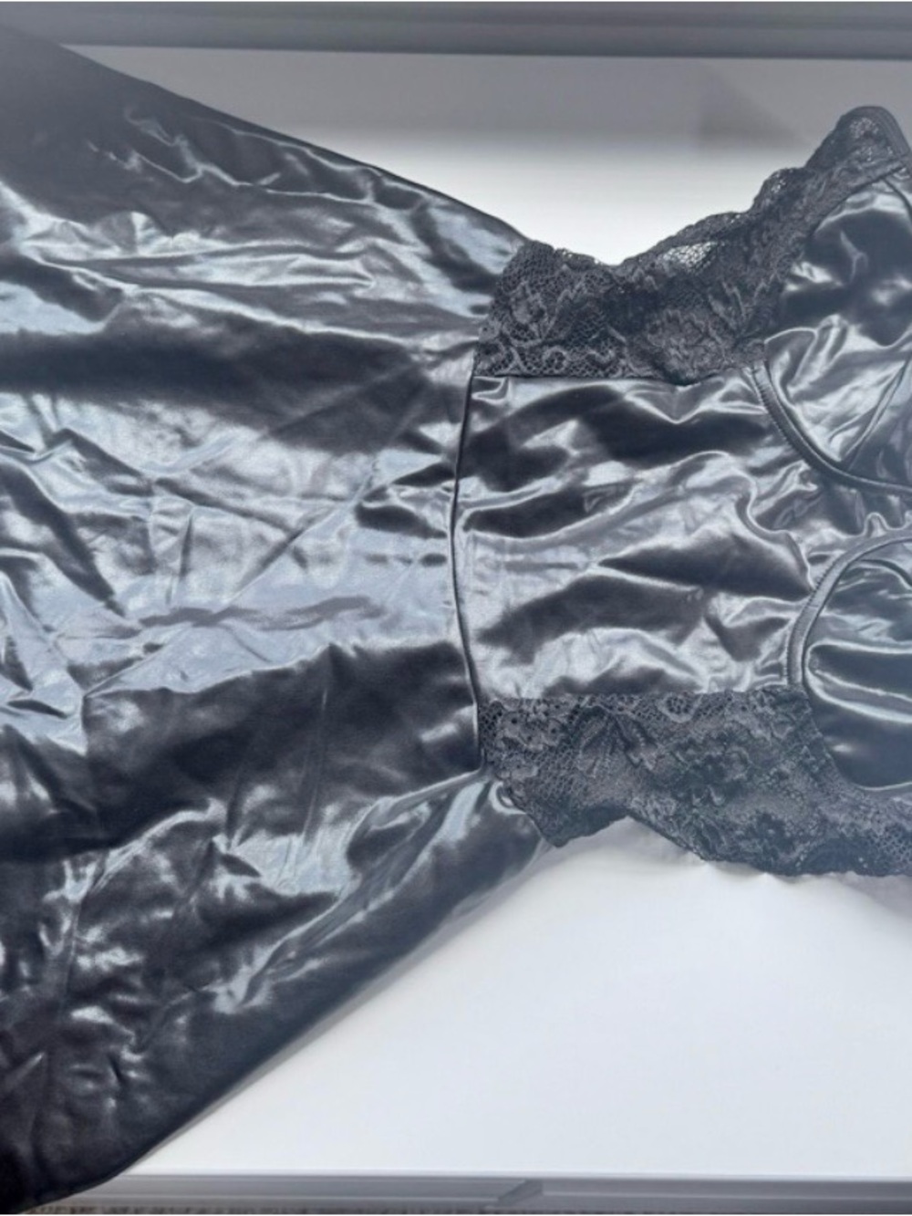Black Lingerie Mini Dress